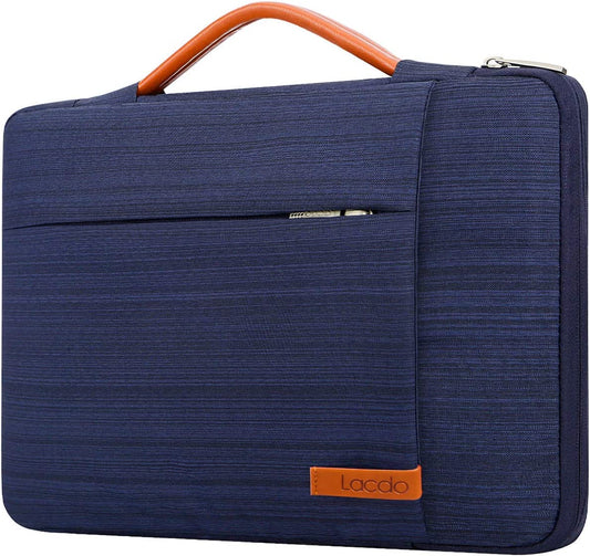 360° Protective Laptop Sleeve Case for 16 Inch Macbook Pro M5 Pro/Max A3428 A3429 (2026), M4/M3/M2/M1 A3403 A3186 A2991 A2780 A2485 A2141, 15 Inch Surface Laptop 7/6/5/4/3 Computer Bag, Blue